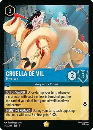 Cruella De Vil - Style Icon (143/204) - Fabled