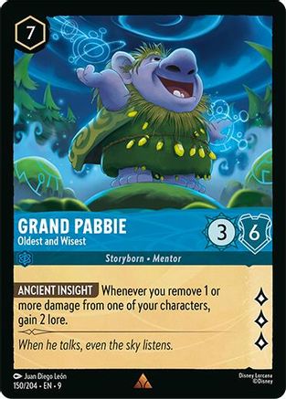 Grand Pabbie - Oldest and Wisest (150/204) - Fabled Cold Foil
