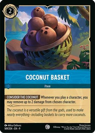 Coconut Basket (169/204) - Fabled Cold Foil