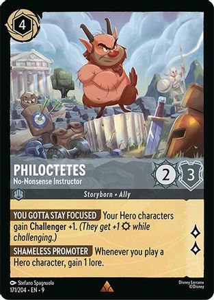 Philoctetes - No-Nonsense Instructor (171/204) - Fabled Cold Foil