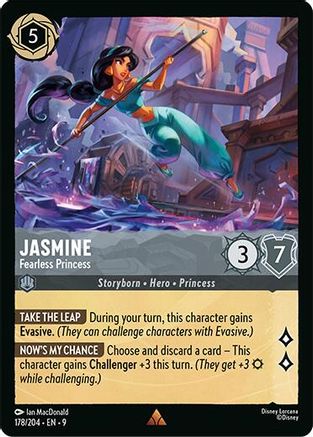 Jasmine - Fearless Princess (178/204) - Fabled Cold Foil