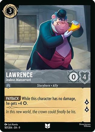 Lawrence - Jealous Manservant (187/204) - Fabled Cold Foil