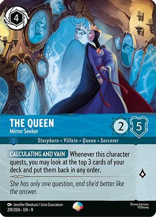 The Queen - Mirror Seeker (Epic) (219/204) - Fabled Holofoil