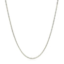 14k White Gold Lumina Pendant Chain 1.0mm