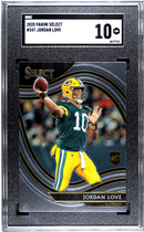 2020 Panini Select Jordan Love 10 SGC #347