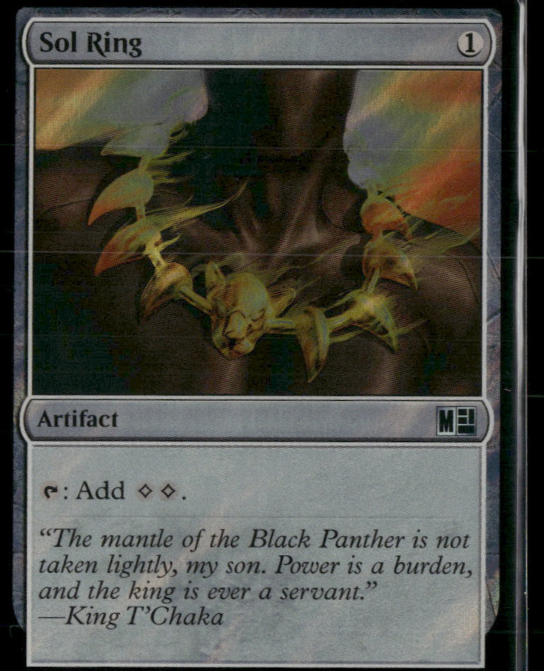Commander: Marvel Super Heroes Sol Ring (0214) (Surge Foil) #214