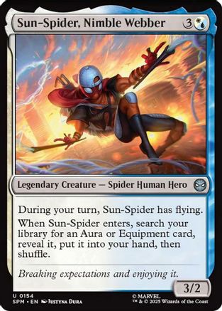 Sun-Spider, Nimble Webber (SPM-154) - Marvel's Spider-Man Foil