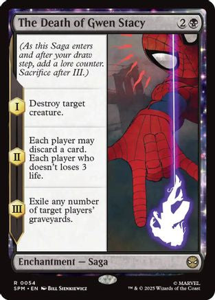 The Death of Gwen Stacy (SPM-054) - Marvel's Spider-Man Foil