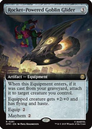 Rocket-Powered Goblin Glider (Extended Art) (SPM-281) - Marvel's Spider-Man Foil