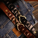 Men's Hemp Copper Buckle Woven Belt