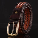 Leather Pin Buckle Handmade Couple's Casual Belt