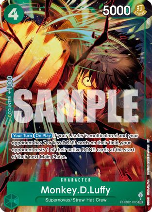 Monkey.D.Luffy (Alternate Art) (PRB02-005) - Premium Booster -The Best- Vol. 2 Foil