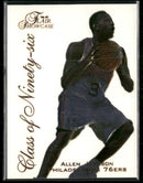 1996-97 Flair Showcase Class of '96 Allen Iverson #10