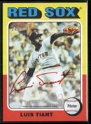 2024 Topps Heritage Real One Red Ink Auto Luis Tiant Auto #ROA-LT