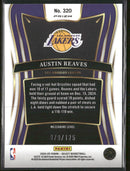 2024-25 Panini Select White Prizm Austin Reaves #/125 #320