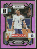 2026 Panini Prizm Monopoly FIFA World Cup Pink Prizms Kylian Mbappé #/199 #7