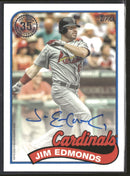 2024 Topps 1989 Baseball  Auto Jim Edmonds #89BA-JE