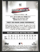 2026 Finest Blue Refractors Bobby Witt Jr. #/150 #207