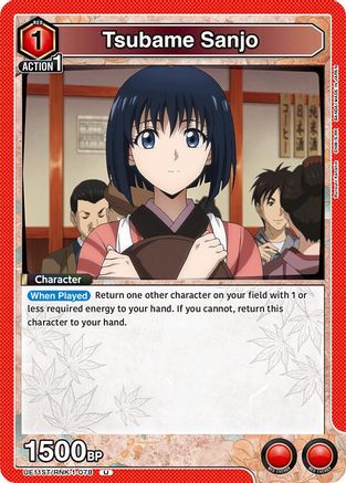 Tsubame Sanjo (UE11ST/RNK-1-078) - UE11ST Rurouni Kenshin Starter Deck
