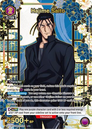 Hajime Saito (038) (R*) (UE11BT/RNK-1-038) - UE11BT Rurouni Kenshin Foil