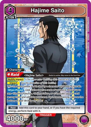 Hajime Saito (039) (UE11BT/RNK-1-039) - UE11BT Rurouni Kenshin Foil