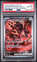2025 Pokemon PRE Special Illustration Bloodmoon Ursaluna Ex 10 PSA #168
