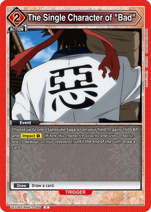 The Single Character of 