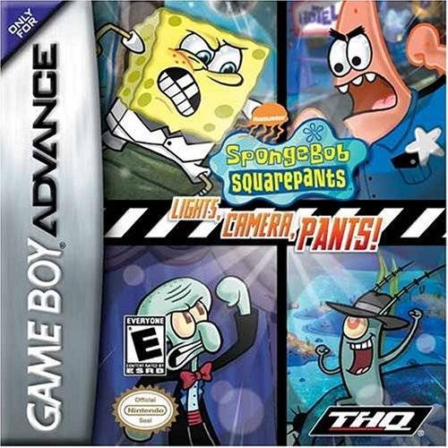 SpongeBob SquarePants Lights Camera Pants (Gameboy Advance)