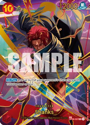 Shanks (Alternate Art) (OP06-007) - Premium Booster -The Best- Vol. 2 Foil