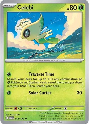 Celebi 012 - ME01 Mega Evolution