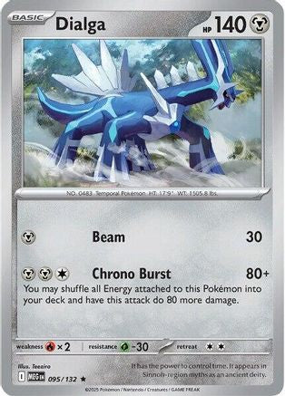 Dialga 095 - ME01 Mega Evolution Reverse Holofoil
