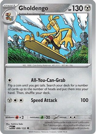 Gholdengo 099 - ME01 Mega Evolution Reverse Holofoil