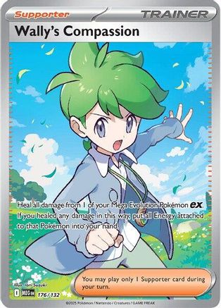 Wally's Compassion 176/132 - ME01 Mega Evolution Holofoil