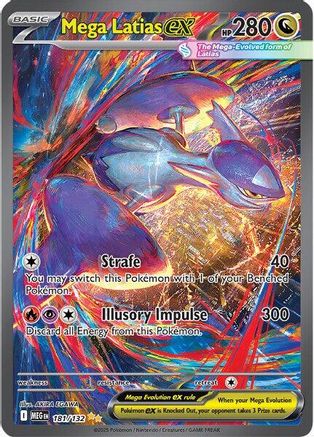 Mega Latias ex 181/132 - ME01 Mega Evolution Holofoil