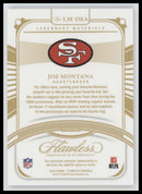 2024 Panini Flawless Legendary Materials Joe Montana #/15 #LM-JMA