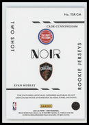 2021-22 Panini Noir Two-Shot Prime Cade Cunningham/Evan Mobley #/25 #TSR-CM