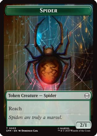 Spider // Illusion Villain Double-Sided Token (SPM-3 // 2) - Marvel's Spider-Man Foil
