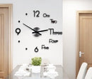 3D Wall Sticker Clock