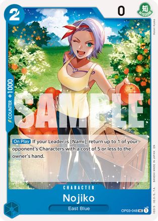 Nojiko (Reprint) (OP03-048) - Premium Booster -The Best- Vol. 2