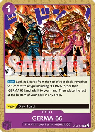 GERMA 66 (Reprint) (OP06-078) - Premium Booster -The Best- Vol. 2