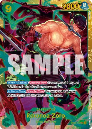 Roronoa Zoro (Reprint) (OP06-118) - Premium Booster -The Best- Vol. 2 Foil