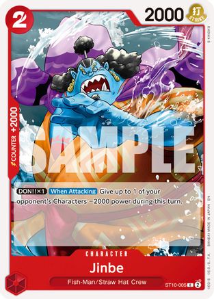 Jinbe - ST10-005 (Reprint) (ST10-005) - Premium Booster -The Best- Vol. 2