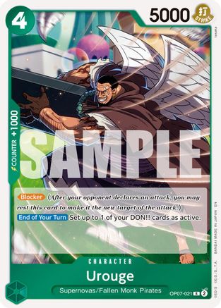 Urouge (Reprint) (OP07-021) - Premium Booster -The Best- Vol. 2