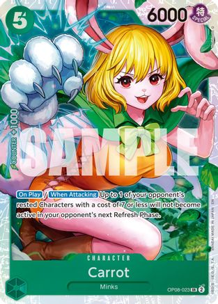 Carrot (Reprint) (OP08-023) - Premium Booster -The Best- Vol. 2 Foil