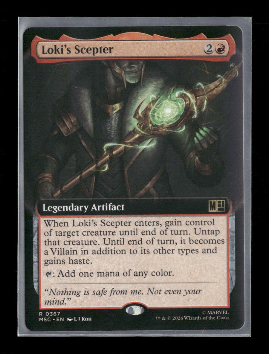 Commander: Marvel Super Heroes Loki's Scepter (Extended Art) #367