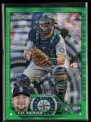 2023 Topps Chrome Green Sonar Refractors Cal Raleigh #/99 #141