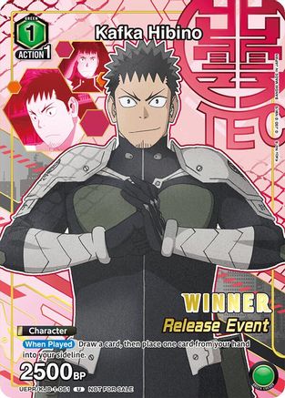 Kafka Hibino (Release Event Winner) (UEPR/KJ8-1-061) - UE12BT Kaiju No 8 Release Event Cards Foil