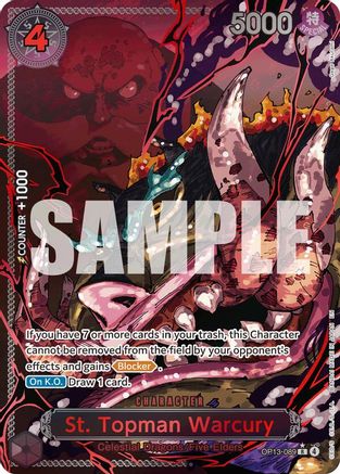 St. Topman Warcury (Parallel) (OP13-089) - Carrying On His Will Foil