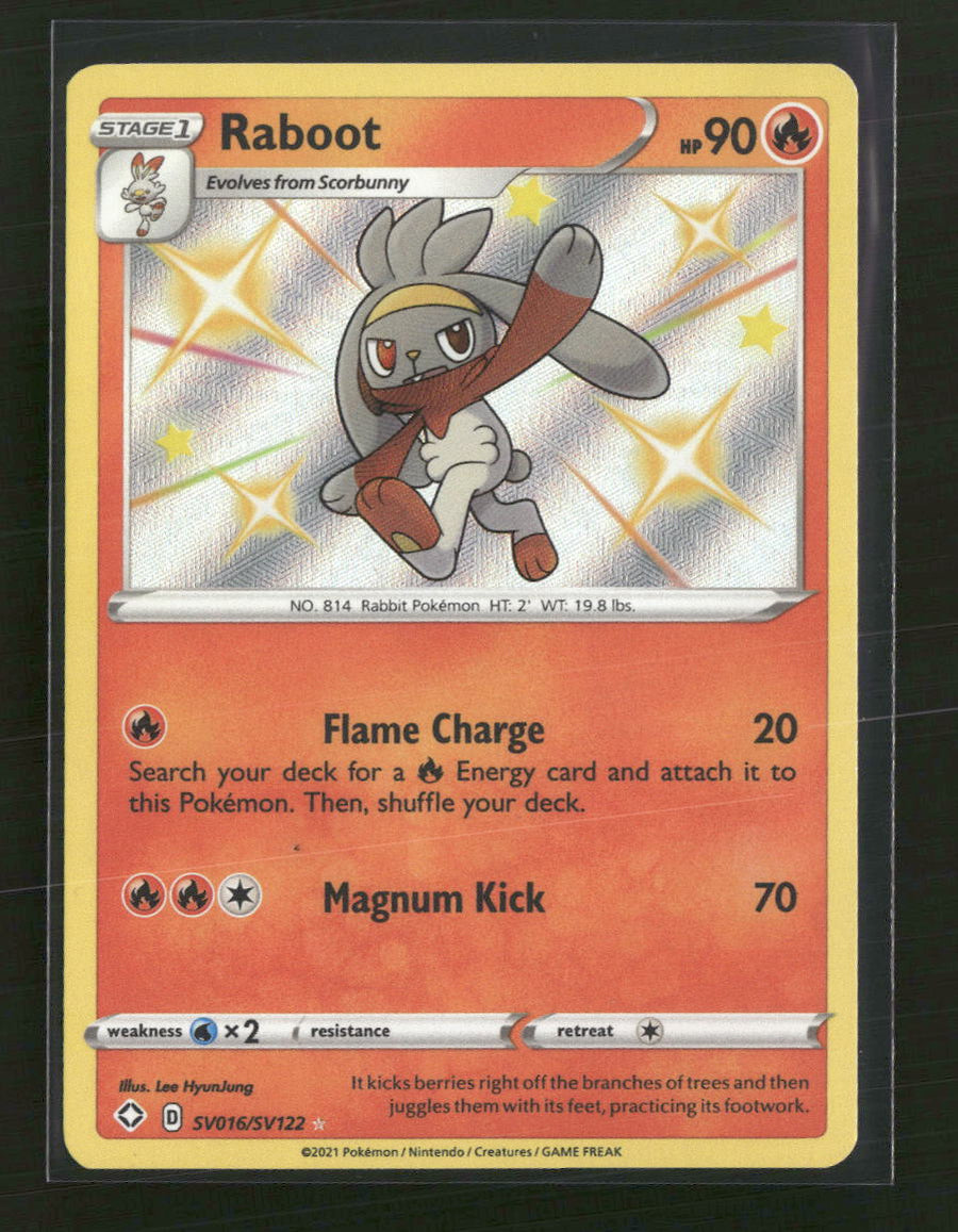 Shining Fates: Shiny Vault Raboot #SV016/SV122