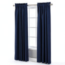 Sun Zero Bella 84 Curtain in Navy Single Panel, 54X84
